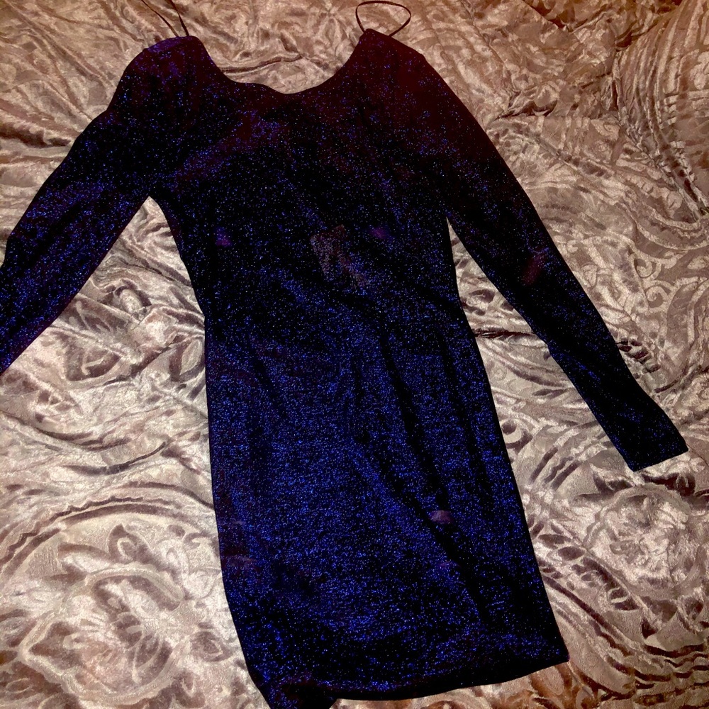 Blue sparkly dress
